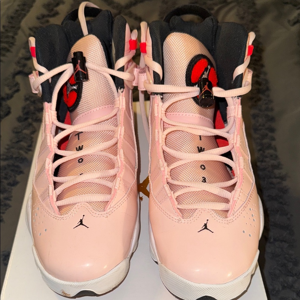 Nike Kids Pink and Black Sneakers